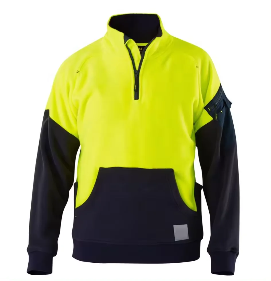 OEM custom wholesale long sleeve Flame Retardant fabric fr Sweatshirt