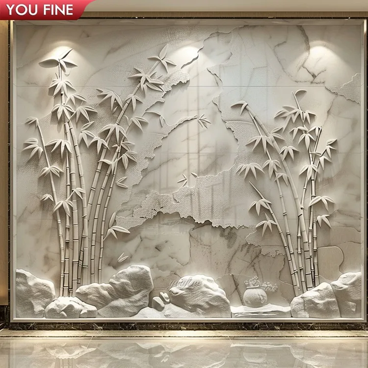 Decorative Detailed Carving Wall Decoration Relief for Hotel