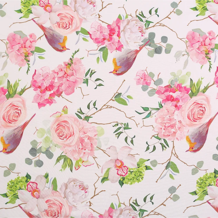 Reayol digital printed 30s viscose rayon fabric stocklot