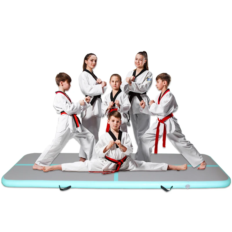 inflatable gymnastic mat air track for gymnastics with air pump for home use