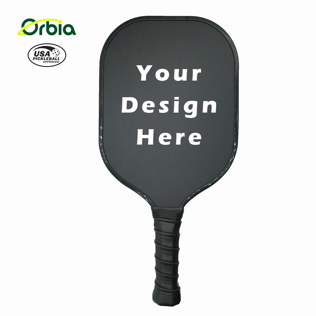 Orbia Sports Pickleball OEM ODM PP Honeycomb Core Custom Color Overgrip Toray T700 Raw Carbon Fiber Pickleball Paddle