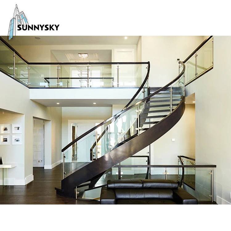 XIYATECH Metal Spiral Stairs Safty Stainless Steel Fit for Attic Modern Steel Structure Indoor Solid Wood More Than 5 Years