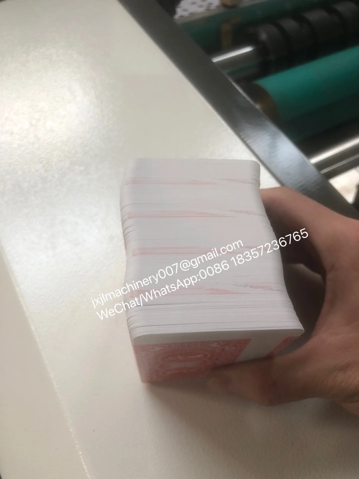 Automatic Paper Cutting Playing Cards Making Machine Playing Cards Sorting Machine