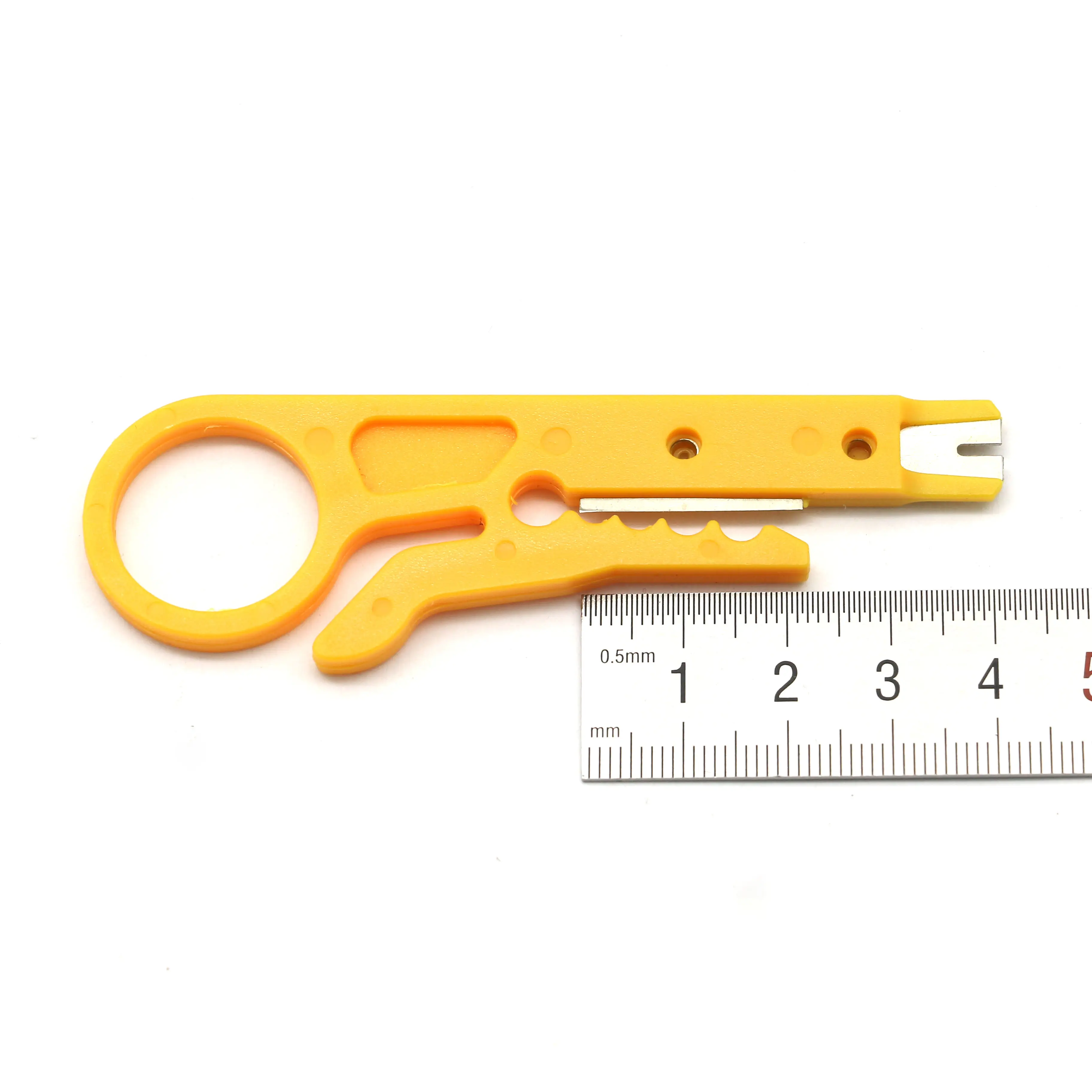 Wire Cutter and Cable Stripper Crimping Tool for Cat 5 Cat 6 Pass-Through Connector Multi Stripper Knife Crimper Pliers Portable