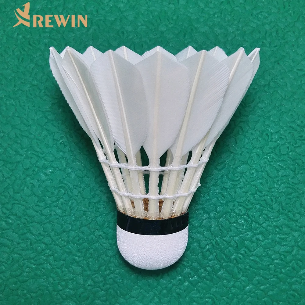 High Quality Tournament Grade Badminton with Natural Cork Master NO.2 Super Durable Class A Goose Feather Shuttlecocks  for club