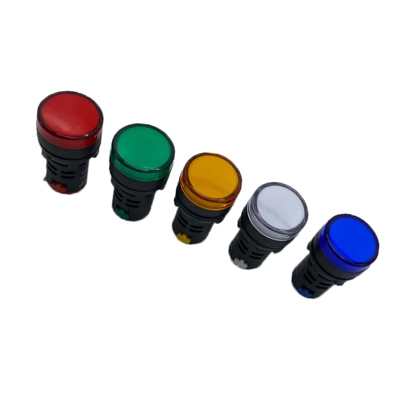 AD16 Mini AC 50-500V voltmeter Meter 22mm Round Voltage LED Light Lamp Digital Voltmeter Voltage meter