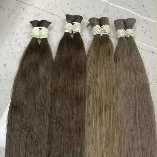 Different Colors Wholesale Hair Bundles Double Drawn Full Cuticle Aligned Raw Virgin Human Hair Extension Cabelo
