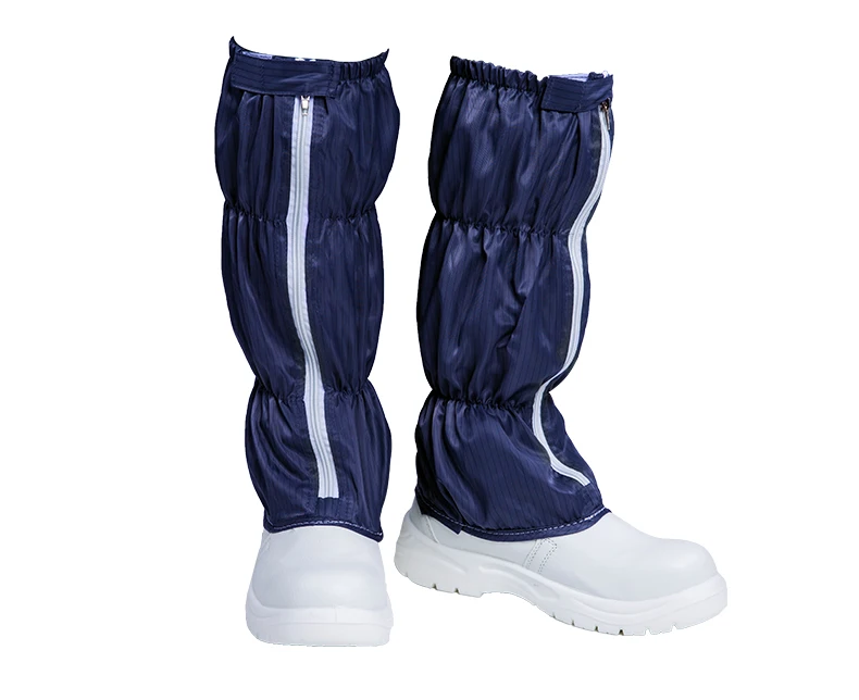 Cleanroom pu upper Pvc Sole Breathable Antistatic Boot Working Safety Shoes Anti-static esd cleanroom boot