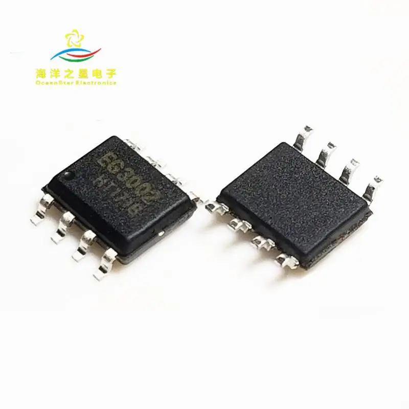 Одноканальный чип драйвера МОП-транзистора EG3002 SMD SOP8, Выдерживаемое Напряжение 30 в, выходной ток 1 А