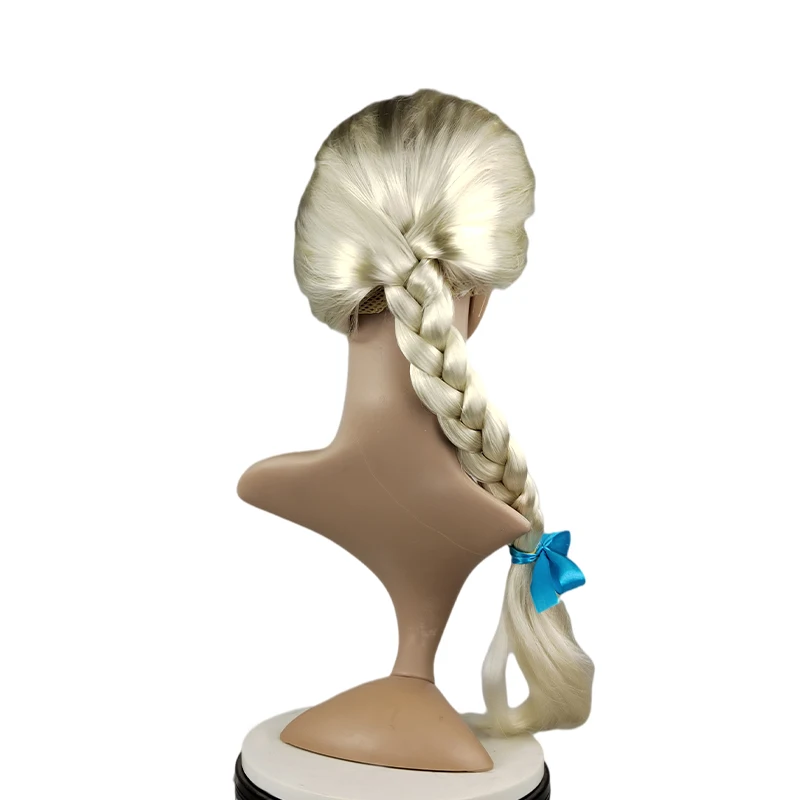 Hot Selling and Factory Wholesale Cosplay Wig of Elsa Princess in Frozen Synthetic Hair Cosplay Wig With Low Price