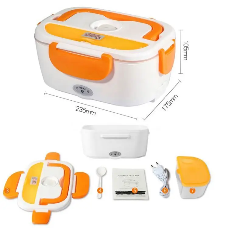 
Stainless Steel Kids Heated Lunch Box Eco Friendly Plastic 