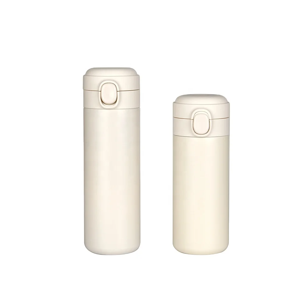 WUJO Simple Design Stainless Steel Thermos Cup Airless Hot Water Bottle Vacuum Flask Manufacturing