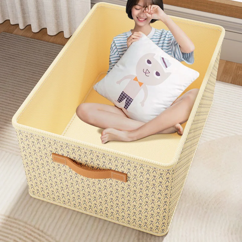 Clothes quilt sorganizing box thickened hard board folding with lid storage box trousers storage  home dormitory storage box