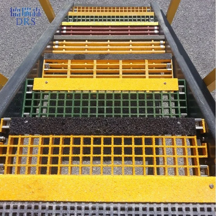 anti slip outdoor molded frp stairs