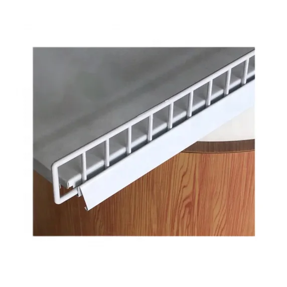 China Factory Customized 60cm accessories white plastic fence tie with grocery shelves