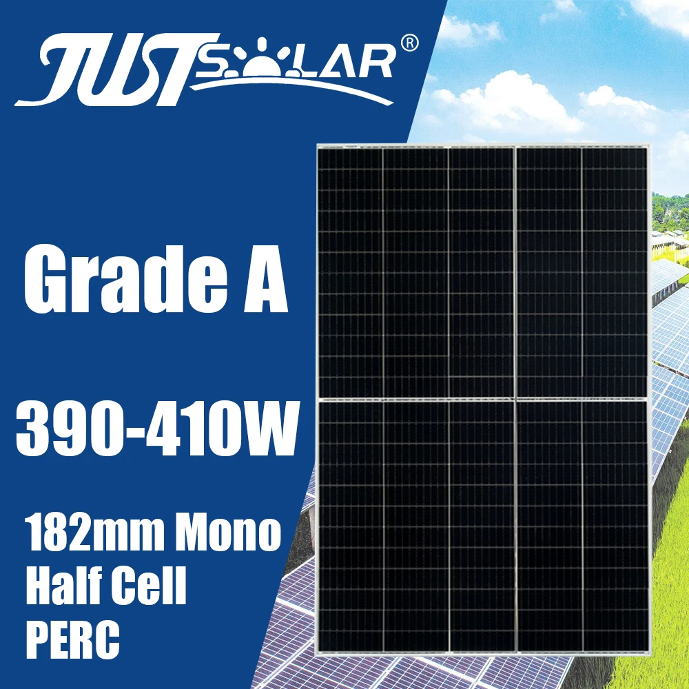 Just Solar 410w PERC Mono Solar Panel Photovoltaic Module 405w 400w Monocrystalline Solar Panel With CE TUV IEC INMETRO