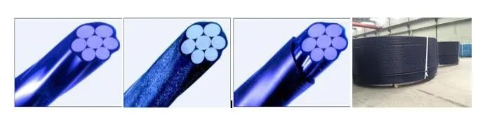 Натяжные ремни для столба, 15 микронизированных медных стальных проводов