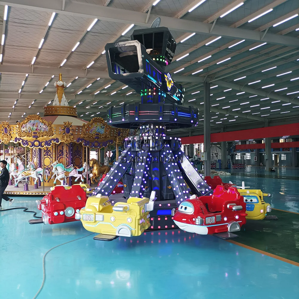 SanChuan Amusement Park Games Factory Kids Rides Self Control Plane For Sale