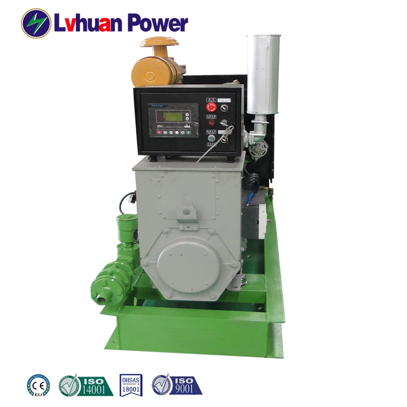 CE and ISO Approved Green Power 10-200kw  Biomass Generator Set