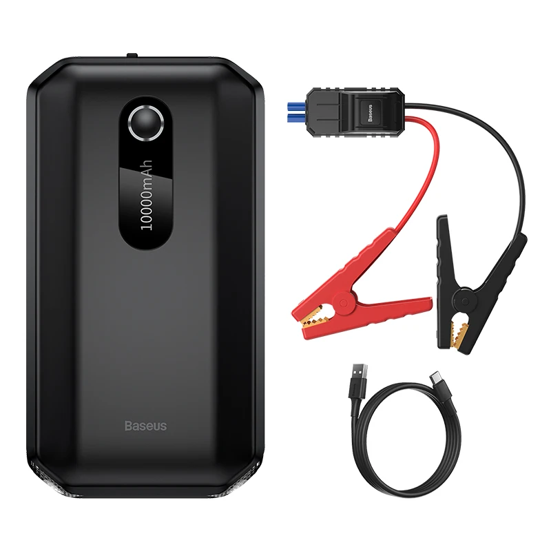 Baseus 10000mAh 12V Peak Current 1000A Portable Emergency Power Bank Car Jump Starter