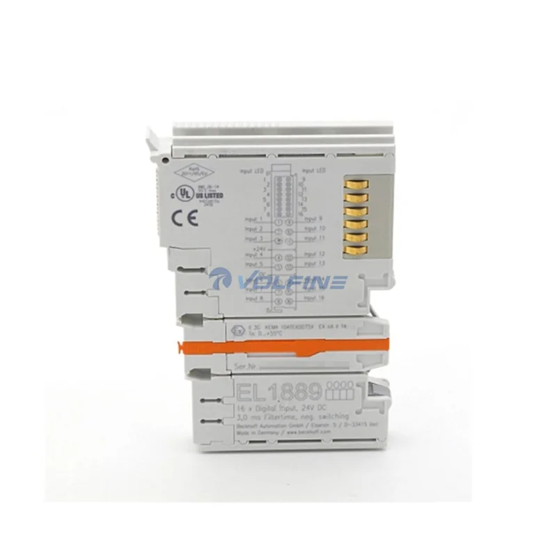 Оригинальный Новый терминал EL1889 EtherCAT 16-канальный цифровой вход 24 В постоянного тока 3 мс переключение земли
