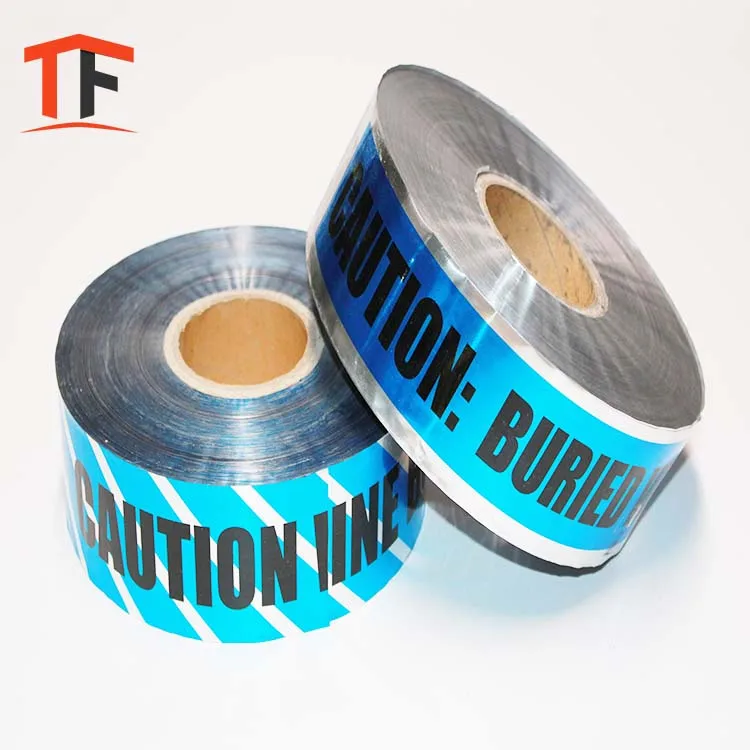Detectable Buried Barricade Tape