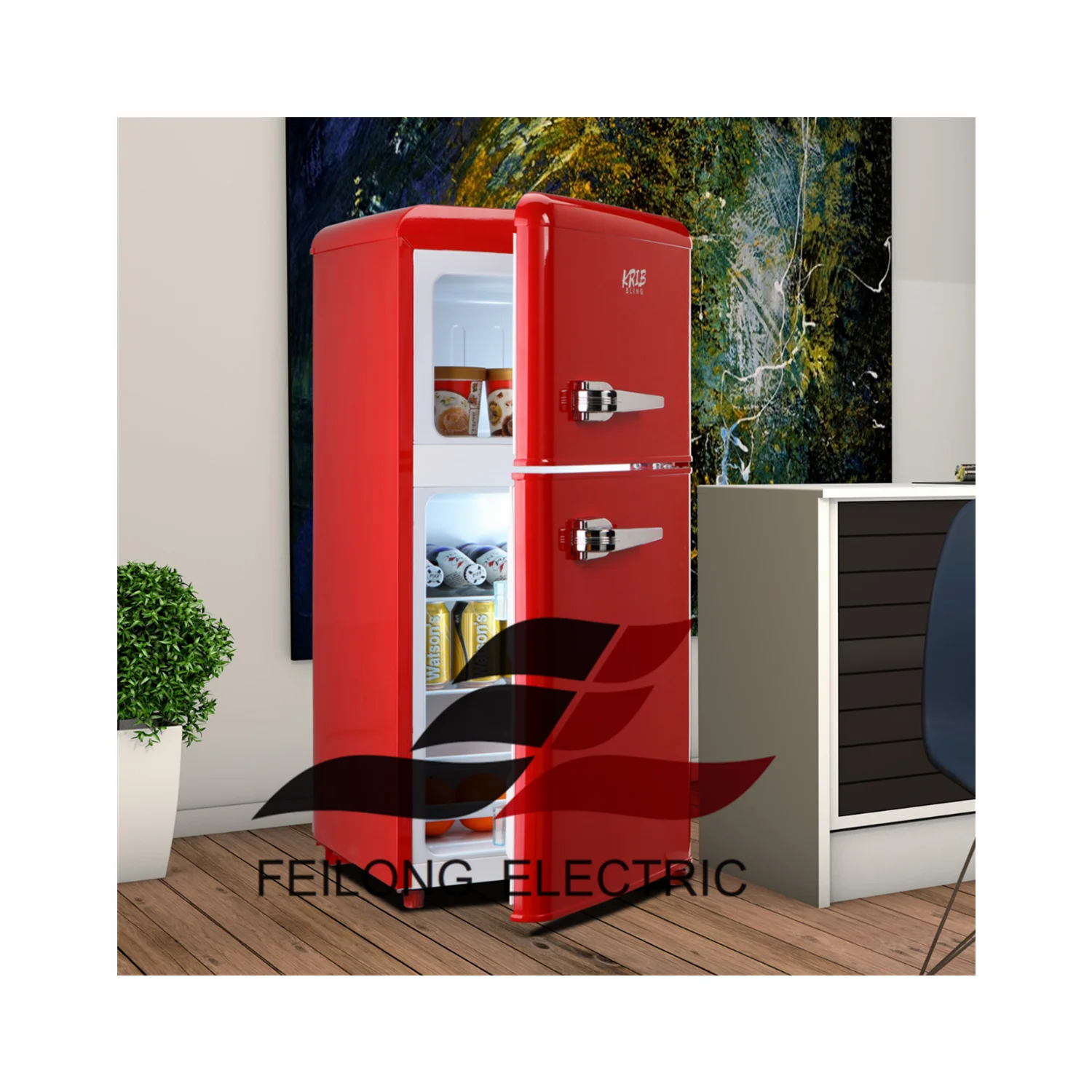 air conditioning parts small refrigerator four doors 360L No frost refrigerator small refrigerator