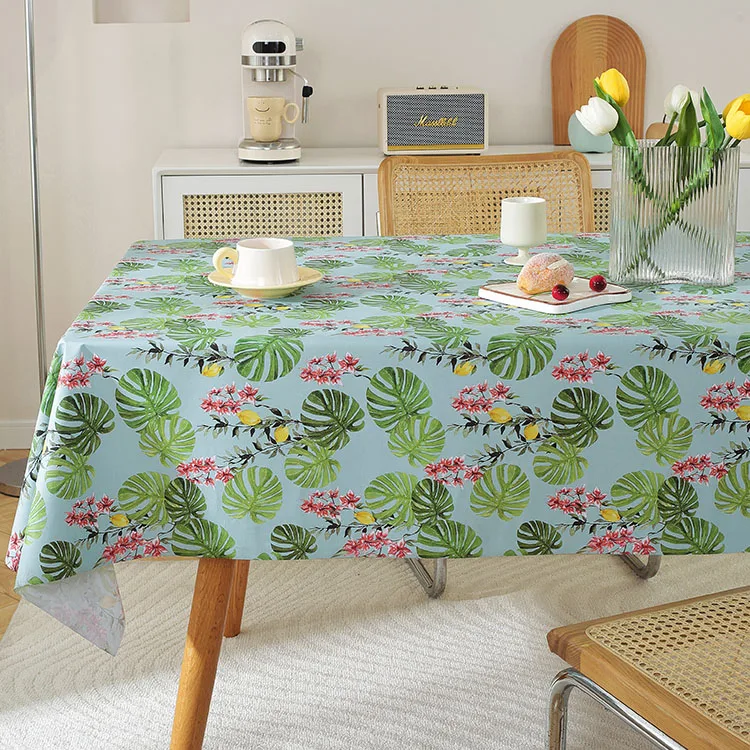 Vinyl Tablecloth PVC Rolls Table Cover PVC Nonwoven Tablecloth PVC Table Cloth