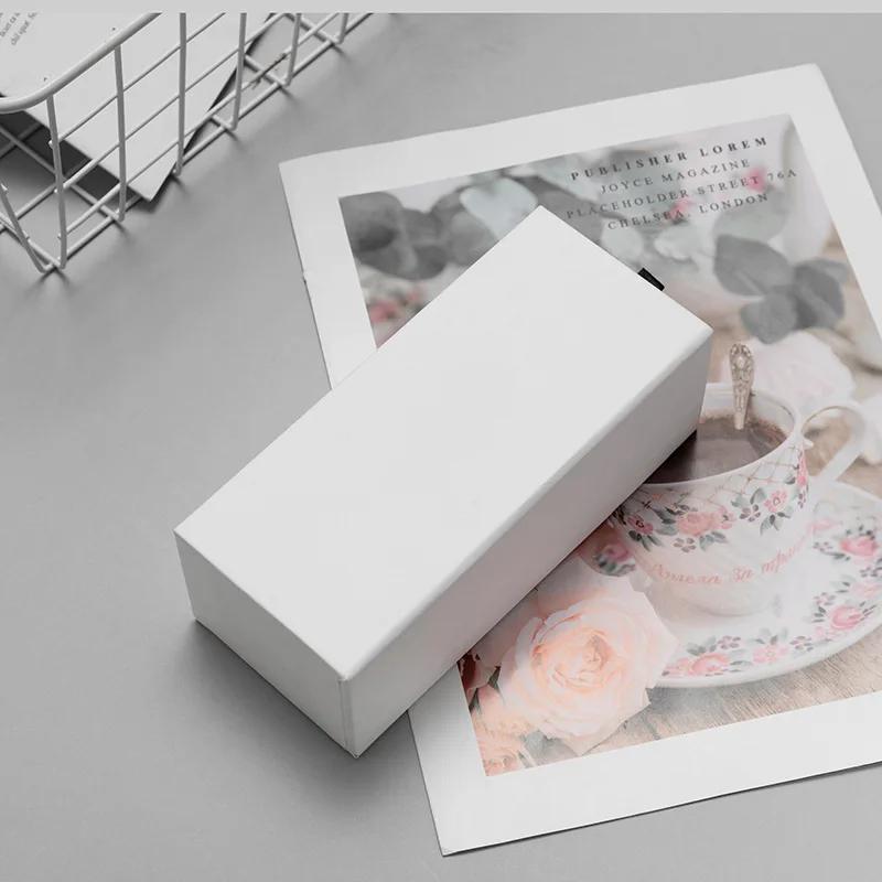 2022 Luxury custom logo printed slide drawer paper large sunglasses case eyeglasses box sunglasses packaging