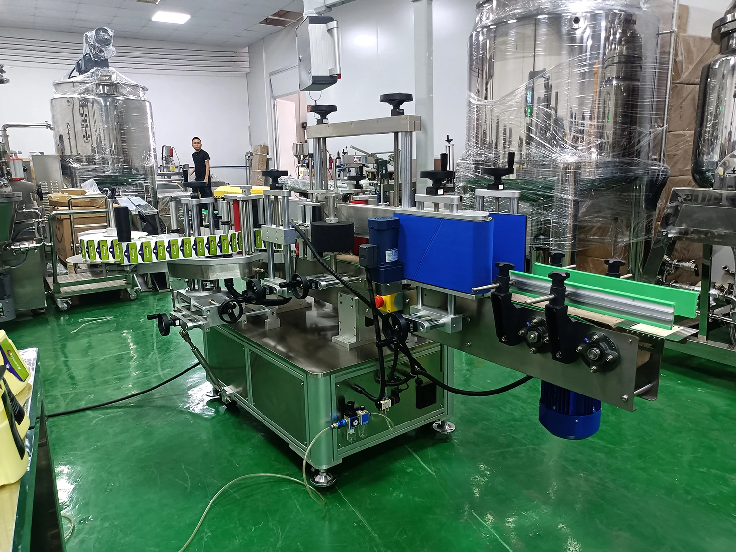 China products/suppliers. Automatic Cylindrical Bottle Label Dispenser Vertical Round Bottle Labeling Machine