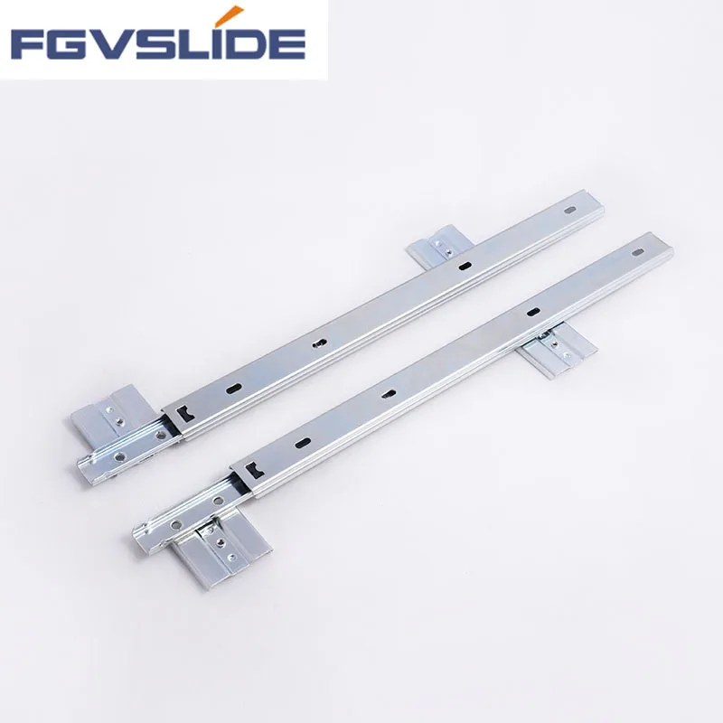 Cabinet Accessories Telescopic 27mm Full Extension Ball Bearing Drawer Slide For Drawer Rail
