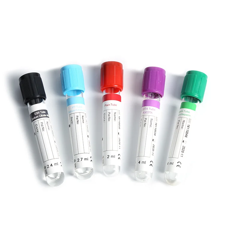 Medical blood antifreeze heparin test tube