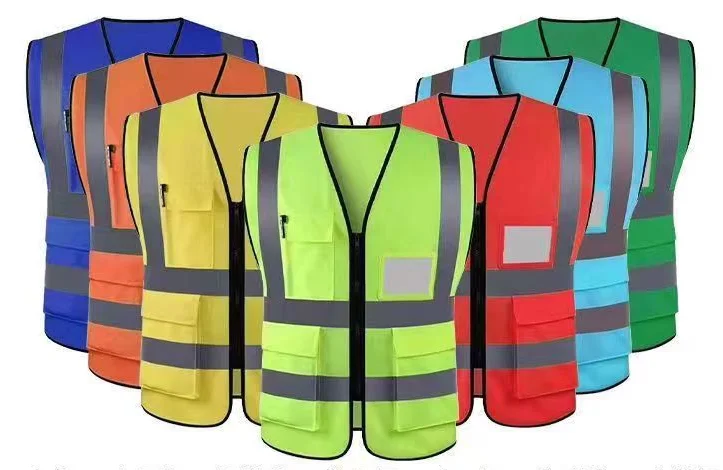 . High Quality Customized Logo Printing New Design 2022 Polyester Material Light Weight Safety Jacket