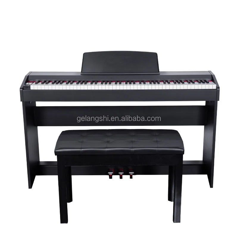 Gelaus DP-600 электронный черный молоток action digital piano
