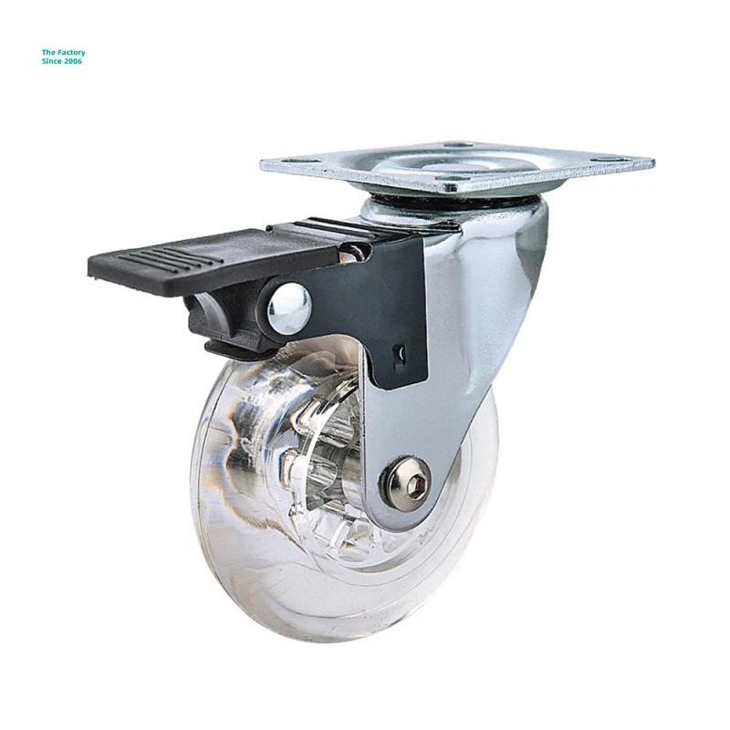 45 TO 90 KG Heavy duty small plastic rubber swivel office chair caster furniture castor