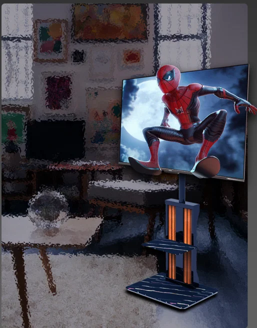 Сверхмощный Потолочный настенный кронштейн для телевизора с полным движением