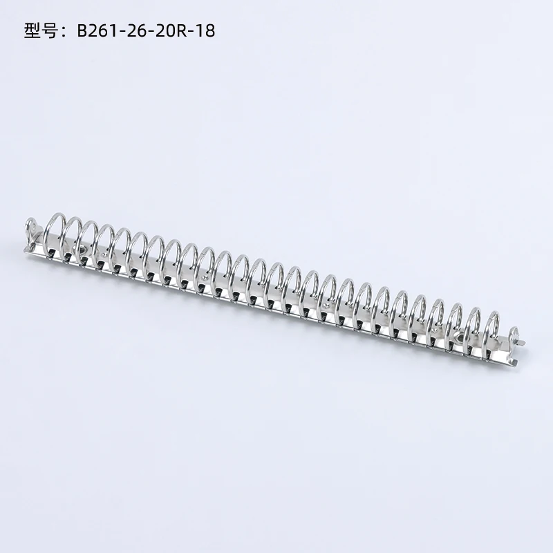 customization A4/A5/A6 Spiral Ring Binder Loose Leaf Multi Ring O Loop mechanism Planner Portfolio Binder Clip