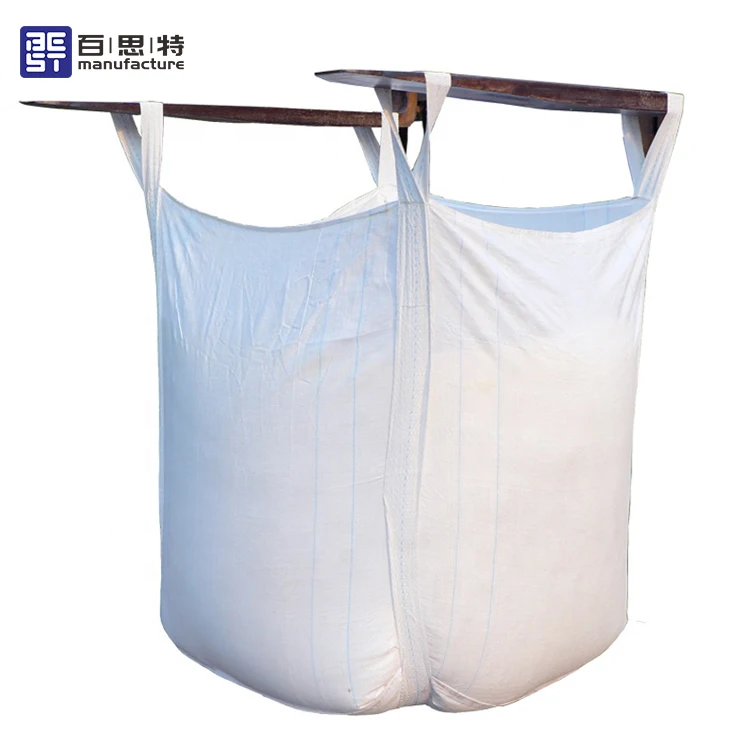 2 ton FIBC jumbo bags packing for copper ore and mineral, safety factor:5:1