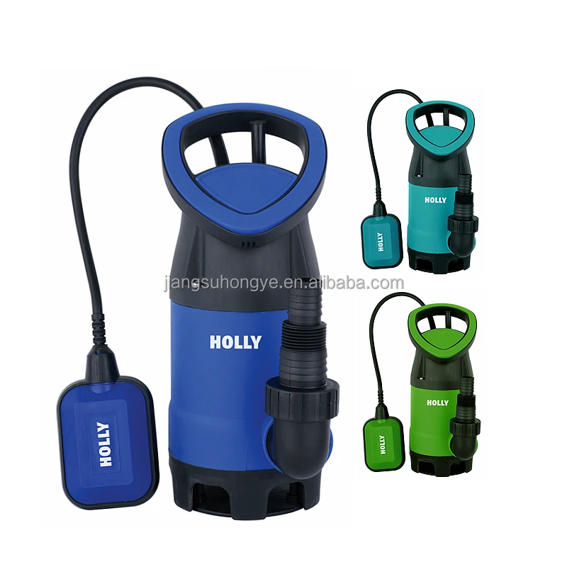 Electric 115V 230V 400W 1/2HP Waste Dirty Water Pump With Auto Float Switch Drainage Pump Plastic Submersible Sewage Water Pump