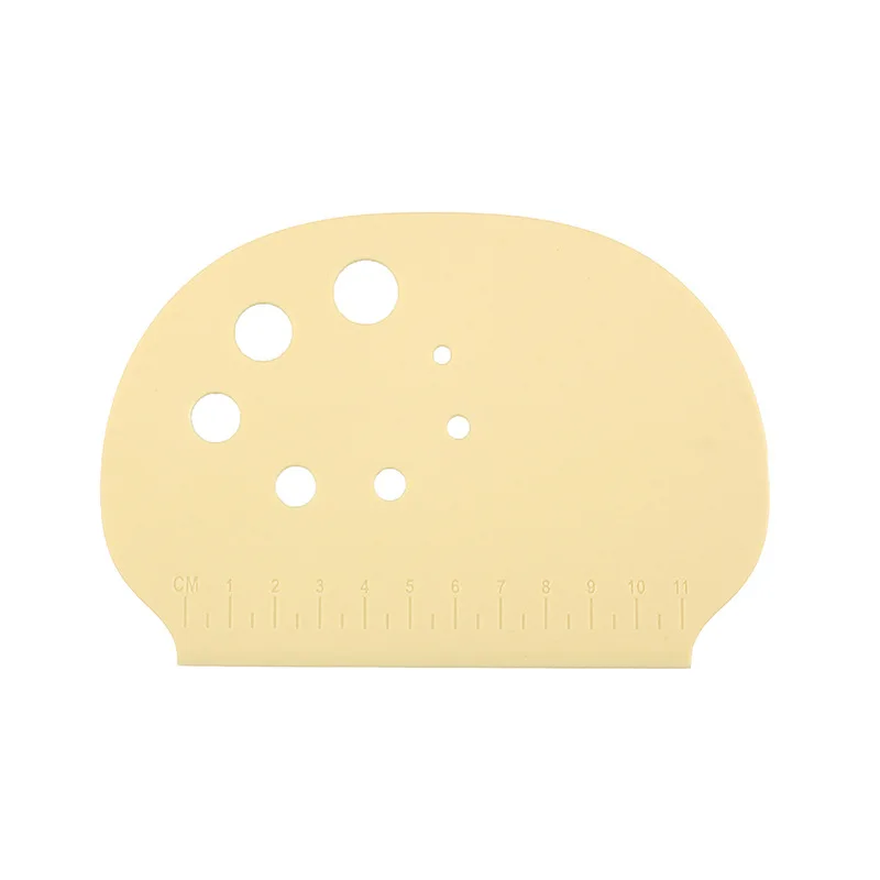 Baking Cut PP Intestine Powder Scraper with Double Scales