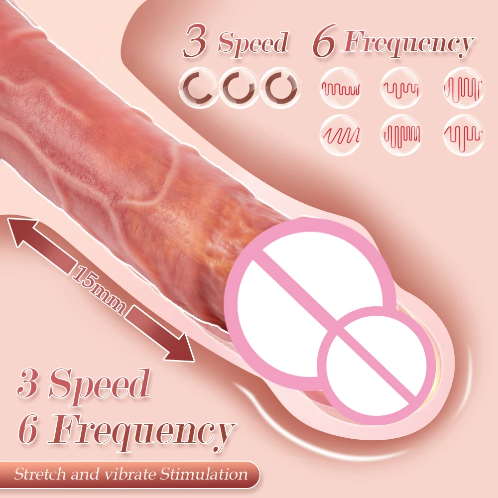 XISE Woman silicone penis  Adult Sex Toys Realistic Dildos G Spot Anal Vibrator 5 Vibrating Modes dildo vibrator for women 22cm