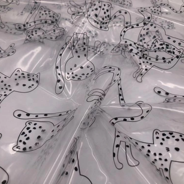 100%Nylon PVC Ultra-transparent TPU Fabric Super-perspective Clothing Windbreaker Waterproof Thin Crystal
