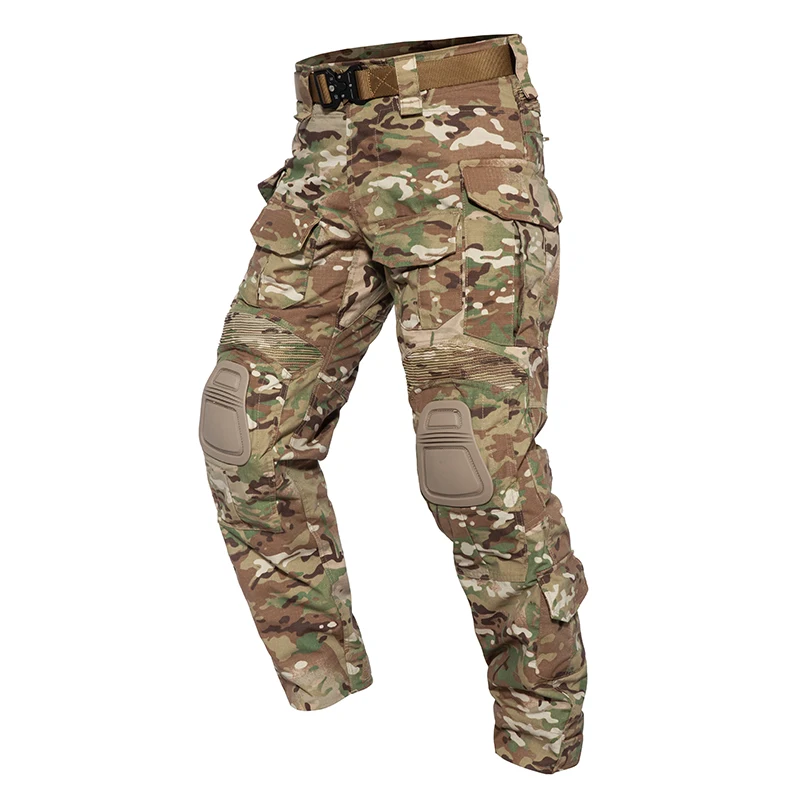 High Quality Multicam Frog Suit Long Sleeve Army T Shirt Pants Tactical Camouflage Men Combat Military