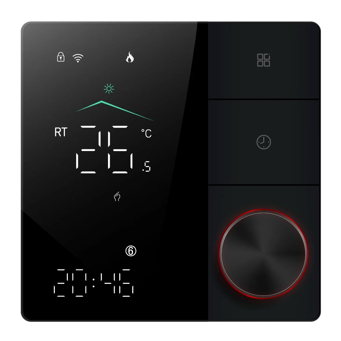 BHT-18 Wifi Tuya Programmable Smart Floor Heating Thermostat Water Gas Heating Digital Programmable Thermostat