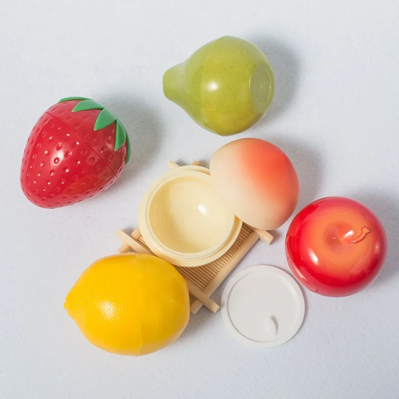 30g fruit shape plastic cream jars cosmetic cream empty jar PP make-up cosmetic bottle