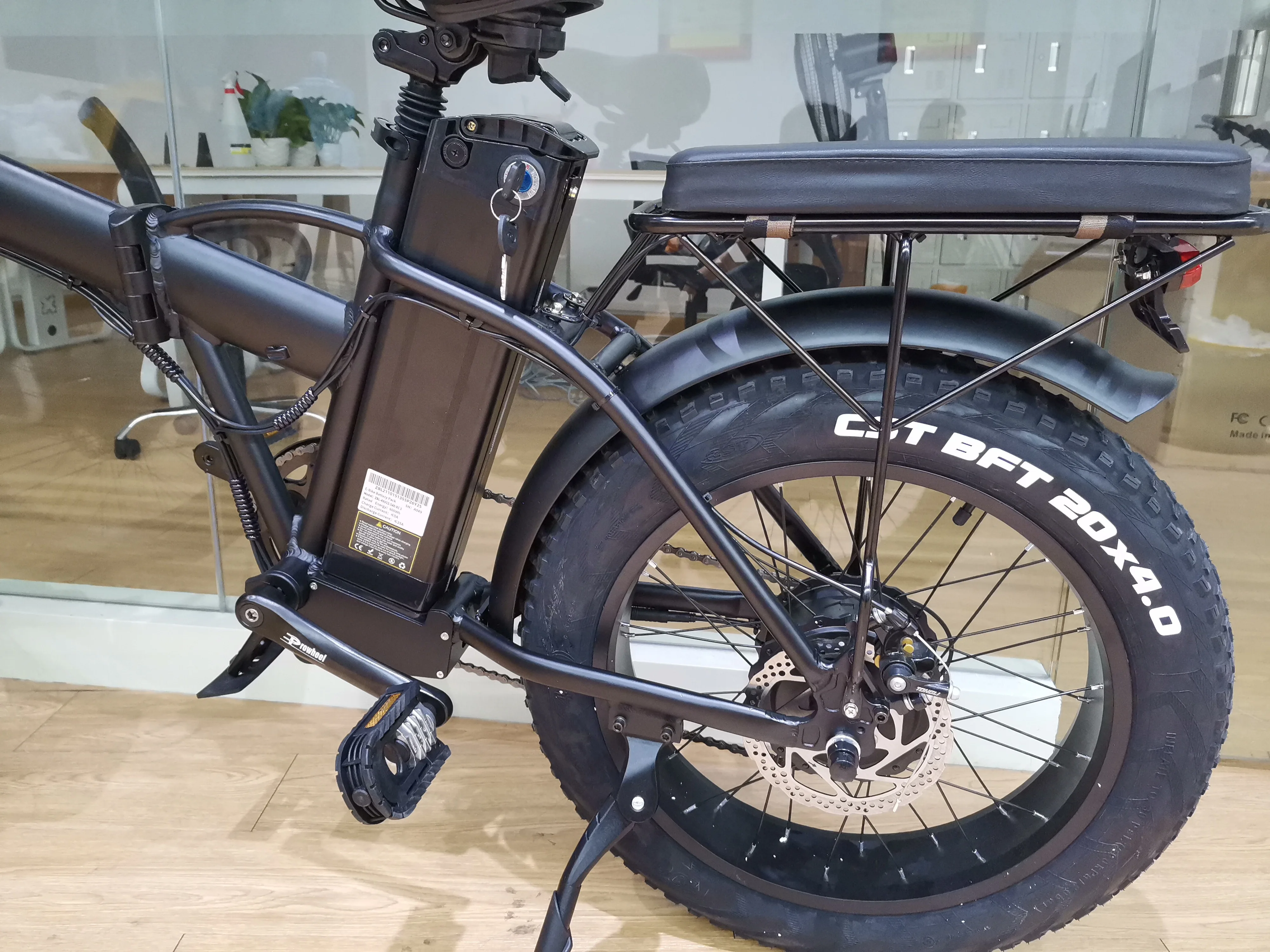 Электрический велосипед для взрослых, полный подвесной электровелосипед 20 дюймов, с мотором 750 Вт 48 В, с толстыми шинами, для горного пляжа, снега