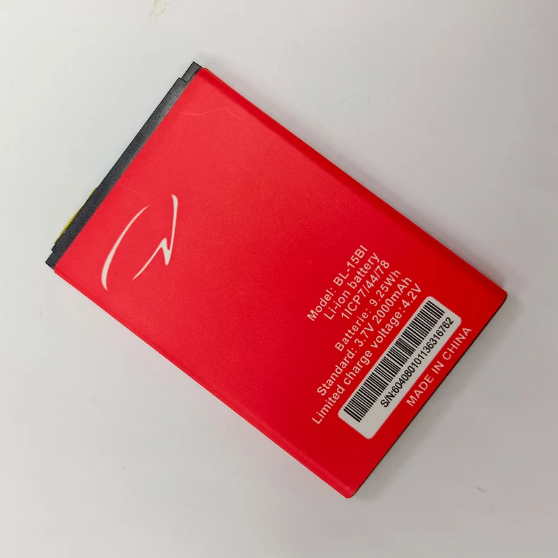 Factory Price 2000 mah Replacement Lithium Li-ion mobile phone batteries pack for itel 1500 1407 1409 5230 BL-15BI