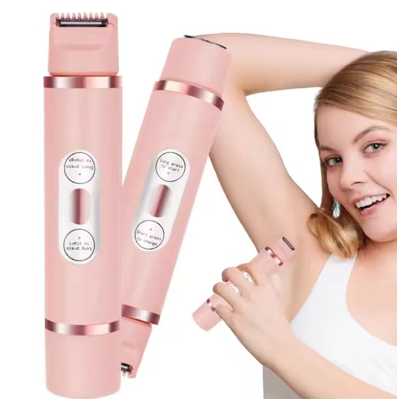 Dual-head electric Shaver bikini lip hair remover USB charging female hair remover portable hair removal tools