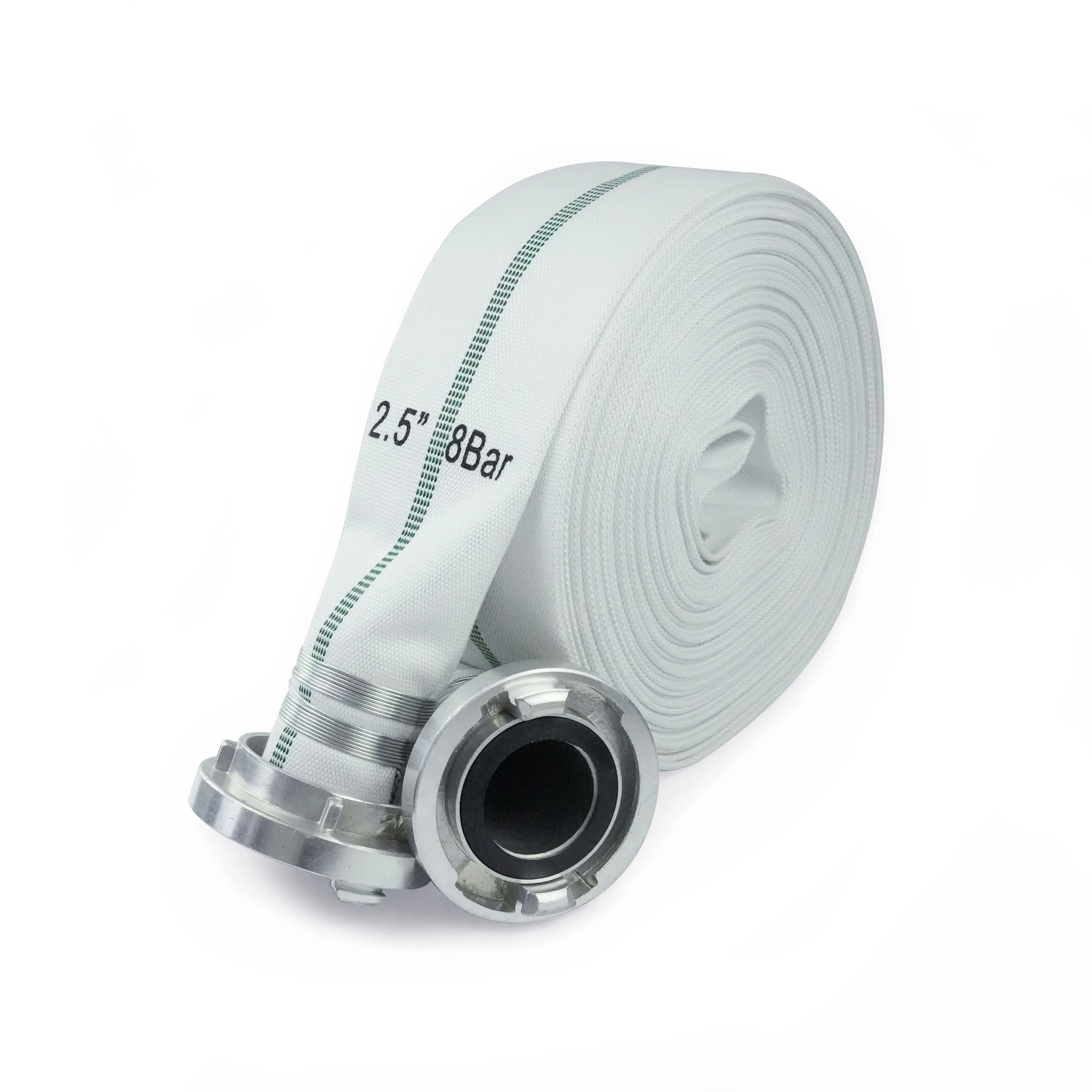 2.-1/2 inch Agricultural irrigation PVC lined polyester jacket fire hose storz couplings fire hose price