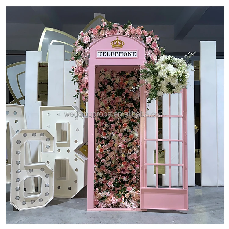 Wedding Event Decoration Classic London Telephone Booth phone booth